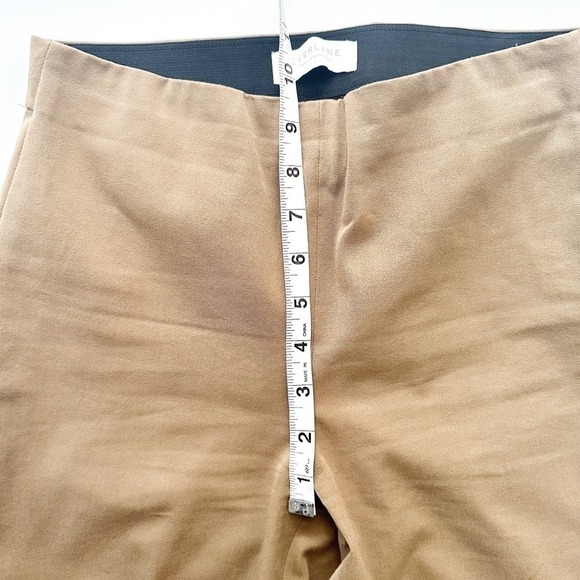Everlane Tan/Brown bi-Stretch Cotton Pull On Pant Trouser - Size 2 - Picture 3 of 7